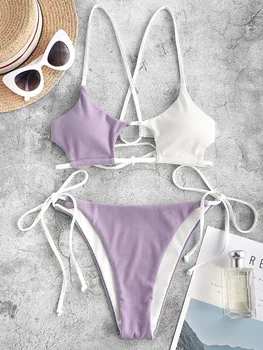 2023 String Bikini Moterims Brazilijos Maudymosi Kostiumas Swimsuit Seksualus Push-Up Maudymosi Kostiumėliai, Besimaudančių Moterų Maudymosi Vasaros Paplūdimio 1