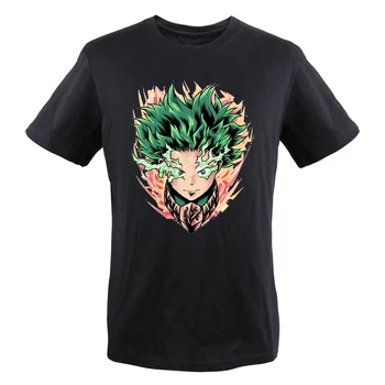 2023 Vasarą Cartoon Mens Tshirts Mano Herojus akademinės bendruomenės Anime Bakugou Grafinis T-shirt Aukštos Kokybės Harajuku Marškinėlius Apvalios Kaklo Tees 1