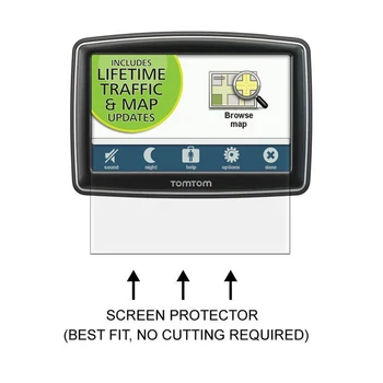 3x Anti-Scratch Clear LCD Screen Protector Shield Plėvelę TomTom XXL 550 550T 550M 550TM 5