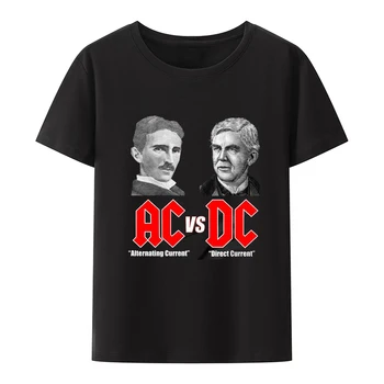 Derliaus Grafinis T Marškinėliai Išradimų AC ir DC 