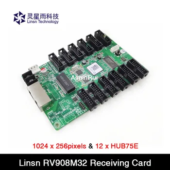 Linsn RV908M32 gauti Kortelės LED Ekranas Valdymo Sistema,RGB LED Modulis Full LED Kontrolės Kortelę 12 x HUB75E 1