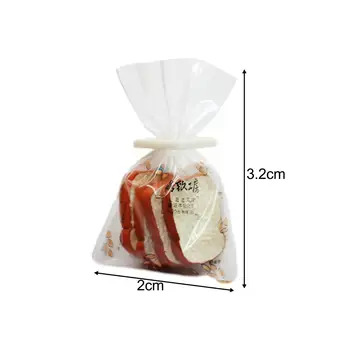 Miniatiūriniai Duona 1:12 Lėlių Maisto Gaminimo Žaidimas Žaislas Realus Dervos Duonos Skrebutis Modelį, Konditerijos Reikmenys 1