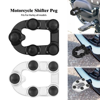 Motociklo Alumium Kojų Peg Shifter Pedalo Black Chrome 