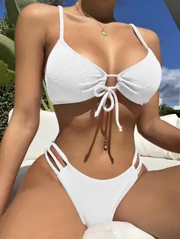 Seksualus Bikini Rinkiniai, Vientisų maudymosi kostiumėlis Moterims 2023 Dviejų dalių maudymosi Kostiumėliai Paplūdimio Maudymosi Kostiumą Vasaros Paplūdimio Drabužiai Moterims maudymosi kostiumėlį 1