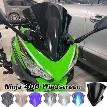 Už Kawasaki Ninja 400 Priekinio stiklo Motociklo priekinio Stiklo Ekranas Lauktuvės NINJA 250 EX400 Ninja400 18 2019 2020 2021 2022 2023 Pilka 1