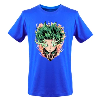2023 Vasarą Cartoon Mens Tshirts Mano Herojus akademinės bendruomenės Anime Bakugou Grafinis T-shirt Aukštos Kokybės Harajuku Marškinėlius Apvalios Kaklo Tees 2
