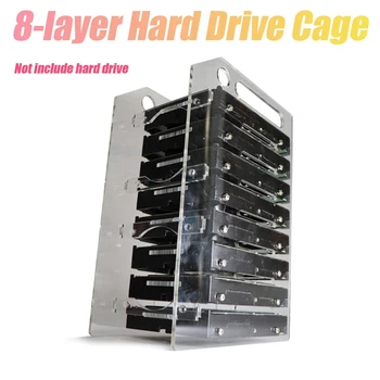 2vnt 3.5 Colių HDD Kietąjį Diską Narve 8X3.5 Colių HDD Cage Rack 