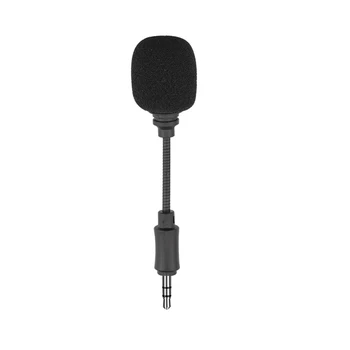 3.5 mm Mini Mikrofonas In-Line Trys Lenkai Trumpas Mikrofonas DJI OSMO Kišenėje Veiksmo Kameros 2
