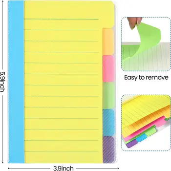 60 Lapų Sticky Notes Planuotojas Pirkinių Kontrolinis Sąrašas Darbų Sąrašas Nešiojamų Tearable Memo Pad Susitikimas Sąsiuvinis Sticky Notes 2