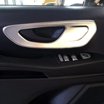Automobilių Aksesuarai Mercedes-Benz Vito W447 2014-2020 m. ABS Matinis Vidaus Durų Rankena Dubenį Skydelio Dangtelį Apdaila 2