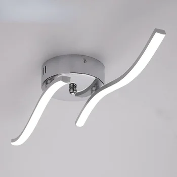 LED Lubų Šviesos 85-265V Kūrybos Išsišakojęs Formos Modernus Lubų Lempa 12W LED Lamparas De Techo Virtuvės, Miegamojo, Koridoriaus 2
