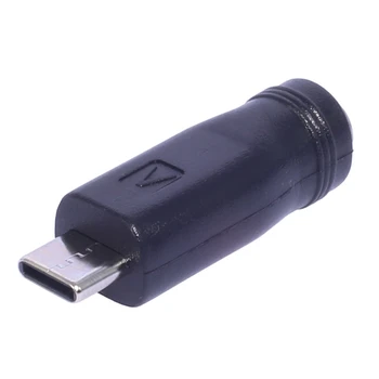 Moterų ir Vyrų Konverteris Adapteris DC5521 į Mini USB/Micro-USB/Tipas-C Jungtis 2