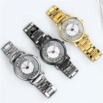 Prabangūs Laikrodžiai Kvarco Žiūrėti Nerūdijantis Plienas Dial Atsitiktinis Bracele Žiūrėti mados kvarciniai laikrodžiai reloj hombre elegante 손목시계 2