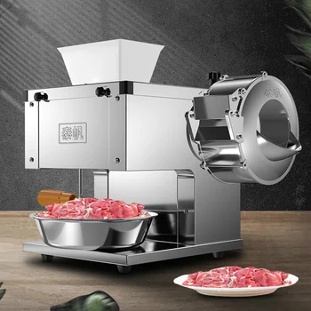 Virtuvės Nerūdijančio Plieno Mėsos Slicer Mašina Automatinė Mėsos, Daržovių Peilis Jautienos Smulkinimo, Pjaustymo Mašina 2