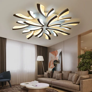 Šiuolaikinių LED flush mount lubų šviesos diodų (led) apšvietimą kambaryje blizgesio lamparas Lubų Lempa kambarį miegamasis šviesos armatūra 2