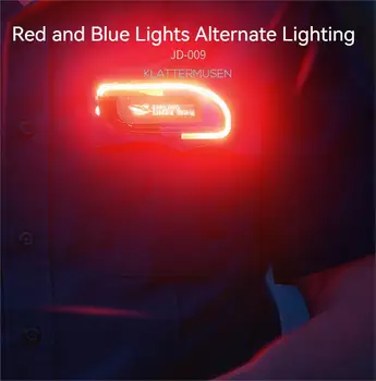 Šypsosi Ryklys JD009 Įspėjamoji Lemputė Mažas Mini Nešiojamieji Avarinės Šviesos, atsparus Vandeniui Įkrovimo Policijos Šviesos Lauke Kempingas 2