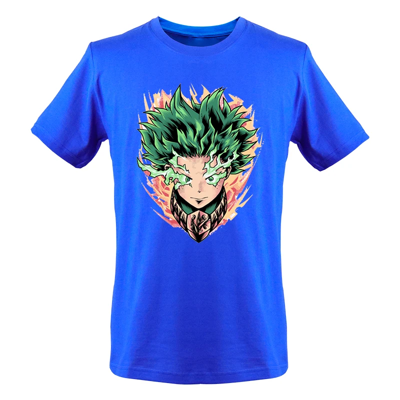 2023 Vasarą Cartoon Mens Tshirts Mano Herojus akademinės bendruomenės Anime Bakugou Grafinis T-shirt Aukštos Kokybės Harajuku Marškinėlius Apvalios Kaklo Tees Nuotrauka 1