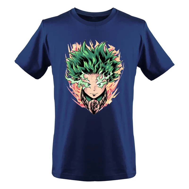 2023 Vasarą Cartoon Mens Tshirts Mano Herojus akademinės bendruomenės Anime Bakugou Grafinis T-shirt Aukštos Kokybės Harajuku Marškinėlius Apvalios Kaklo Tees Nuotrauka 3