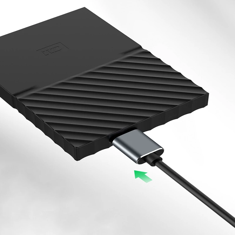 5Gbps USB C Tipo į Micro B HDD Jungties Kabelis USB3.1 USB3.0 nešiojamojo Standžiojo Disko Duomenų Laidas tinka MacBook Nešiojamas kompiuteris Nuotrauka 4