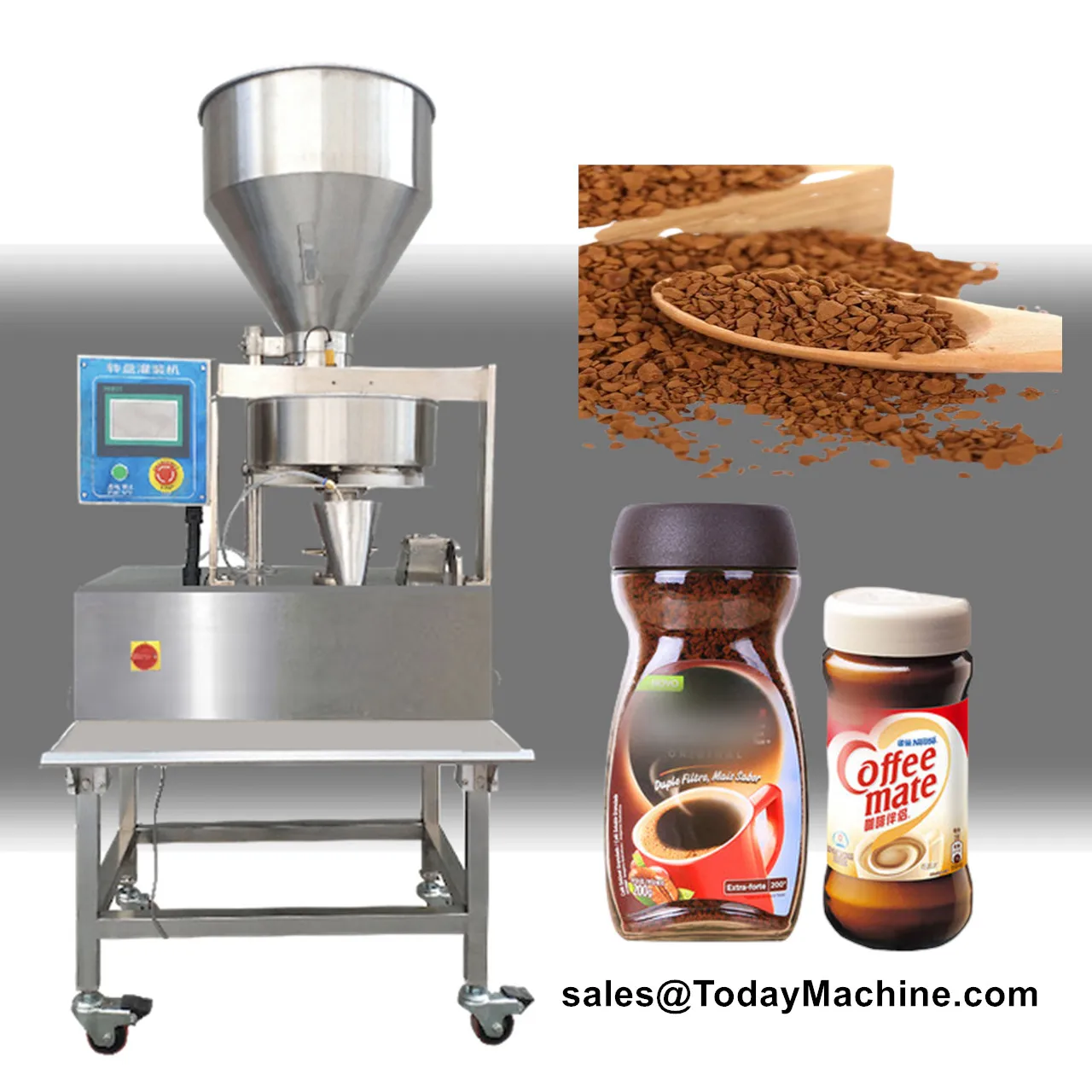 Automatinio Sauso Maisto, Ryžių, Cukrus, Druska, Matavimo Puodelis Granulių Fasavimo Mašinos Nuotrauka 4