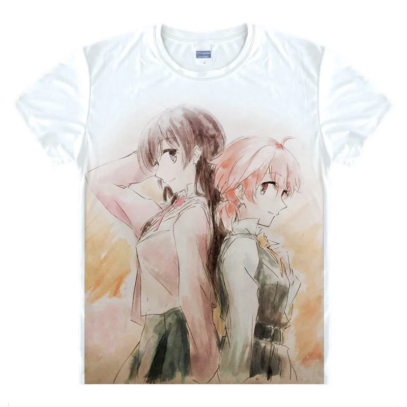 Bloom Į, ir Jūs galų gale Atspausdintas T-shirt Nanami Touko Koito Yuu Cosplay Viršūnes Anime Mados Tees Mens Juokinga Tshirts T Shirts Nuotrauka 1