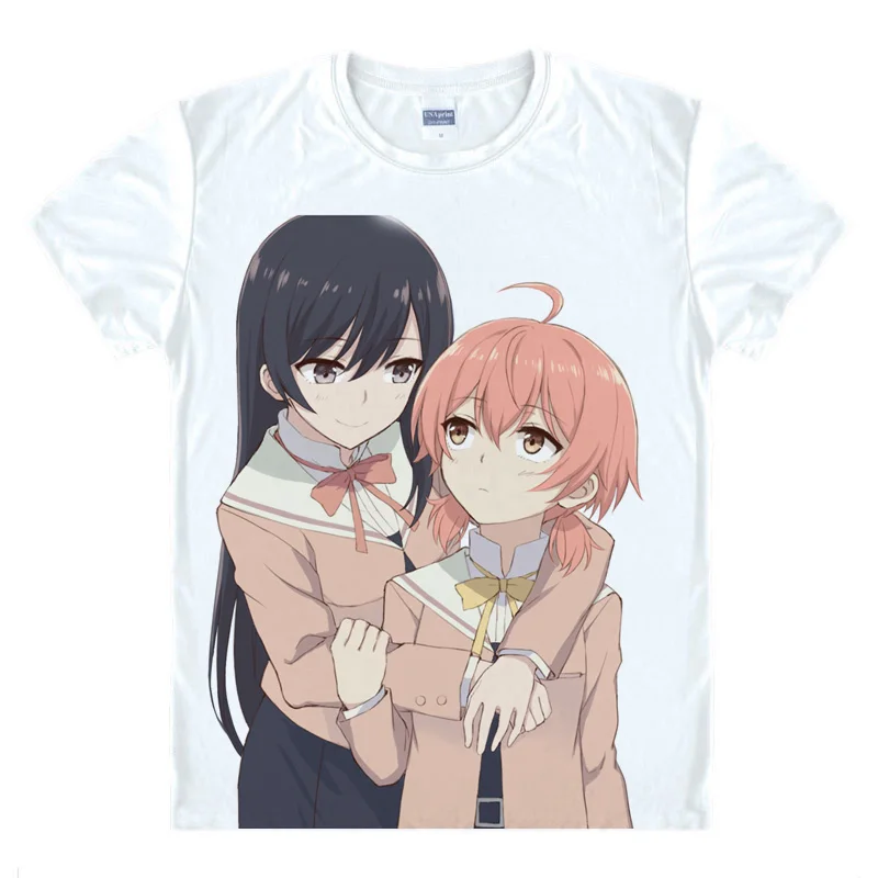 Bloom Į, ir Jūs galų gale Atspausdintas T-shirt Nanami Touko Koito Yuu Cosplay Viršūnes Anime Mados Tees Mens Juokinga Tshirts T Shirts Nuotrauka 2