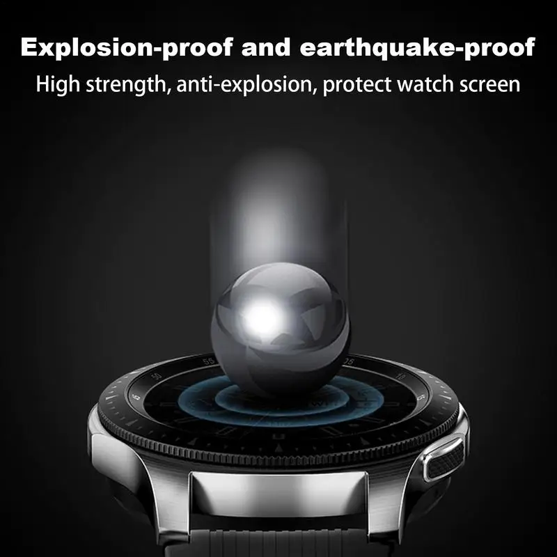 Smart Žiūrėti Screen Protector Anti-Pirštų Atspaudų Premium Grūdintas Stiklas Anti-Scratch Žiūrėti Apsauginės Plėvelės Ekrano Dangtis Bamperis Nuotrauka 4