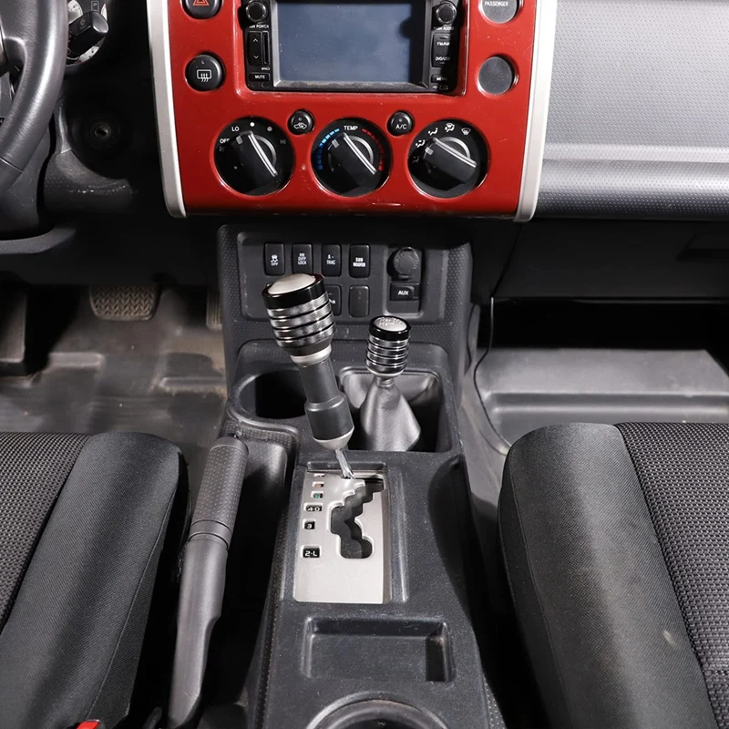 Toyota FJ Cruiser 2007-2021 Pavarų Galvos Shift Knob Padengti Apdaila Apdailos Priedai Aliuminio Lydinys Nuotrauka 4