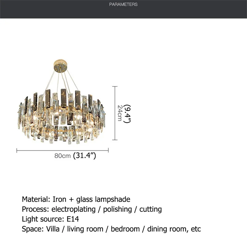 ULANI Pakabukas Šviesos Postmodernaus Prabanga Apvalus LED Lempa, Šviestuvas, vidaus Apdaila, Gyvenamasis Kambarys Nuotrauka 5