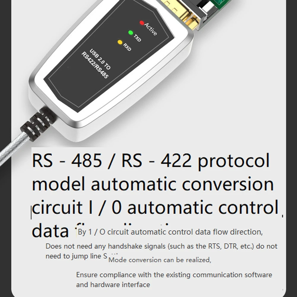USB 2.0 į RS485 RS422 Serial Konverteris Adapterio Kabelį už - Chip 8 7 Nuotrauka 5